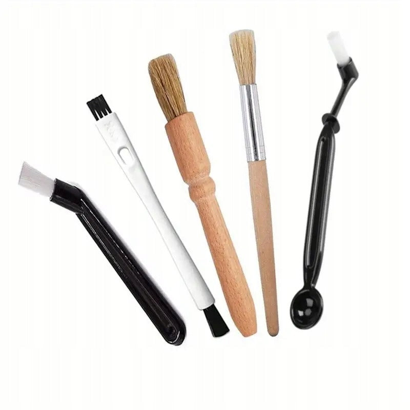 BRUSH SET BRUSHES FOR CLEANING COFFEE GRINDER WOODEN MAKER
