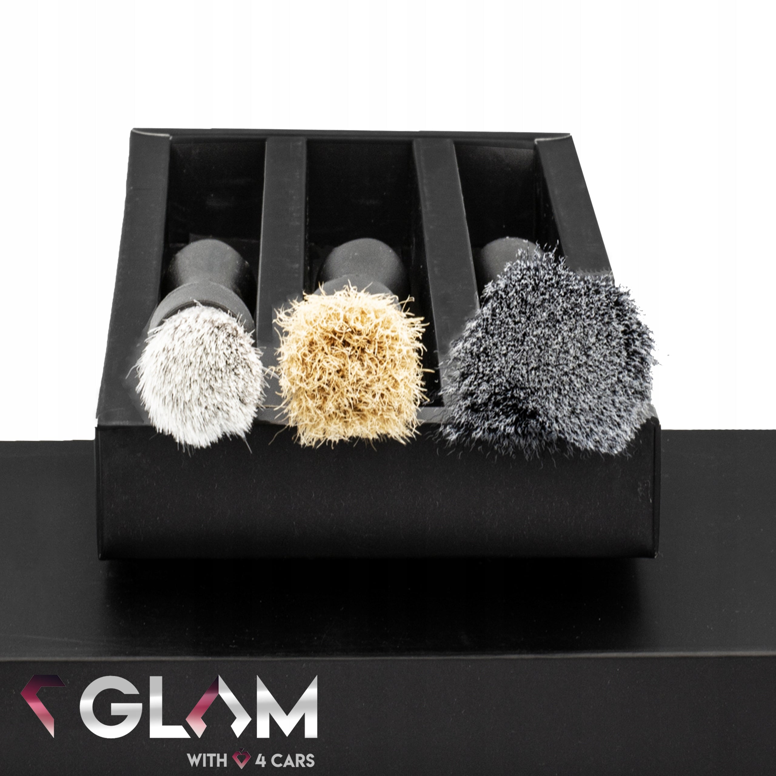 BRUSHES DETAILING BRUSHES FOR CAR INTERIOR COCKPIT SET OF THREE TYPES EAN (GTIN) 5904158139375