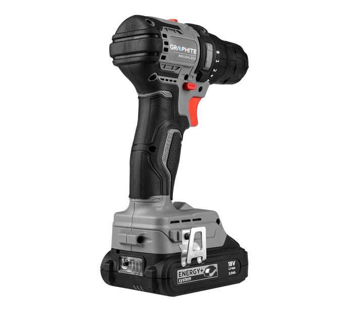 BRUSHLESS AKU. DRILL ENERGY+ 18V COMPACT 58GE139 GRAPHITE Packaging status original