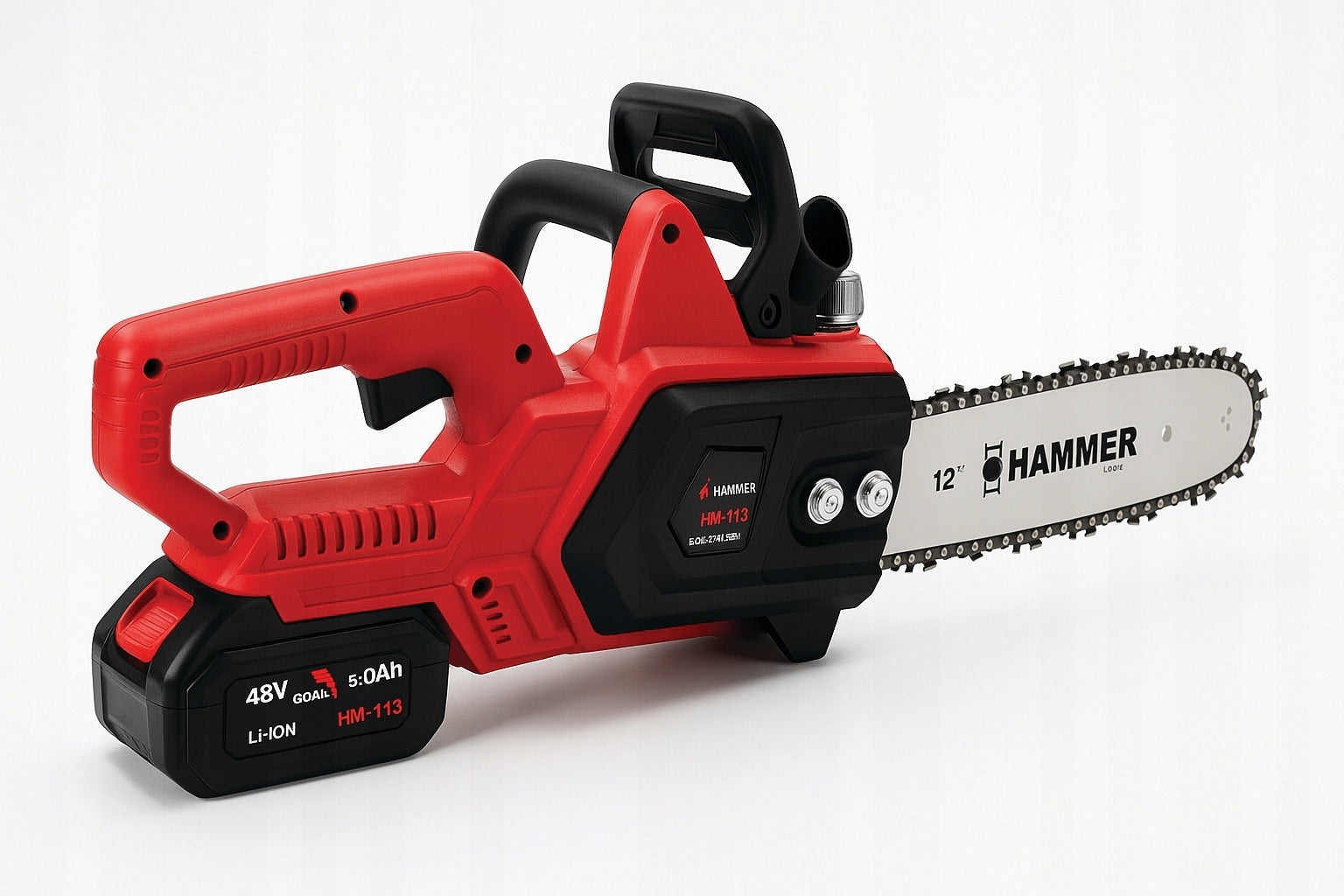 BRUSHLESS CHAINSAW CORDLESS SAW 12" INCH GREASE 2 AKU Manufacturer code hm113