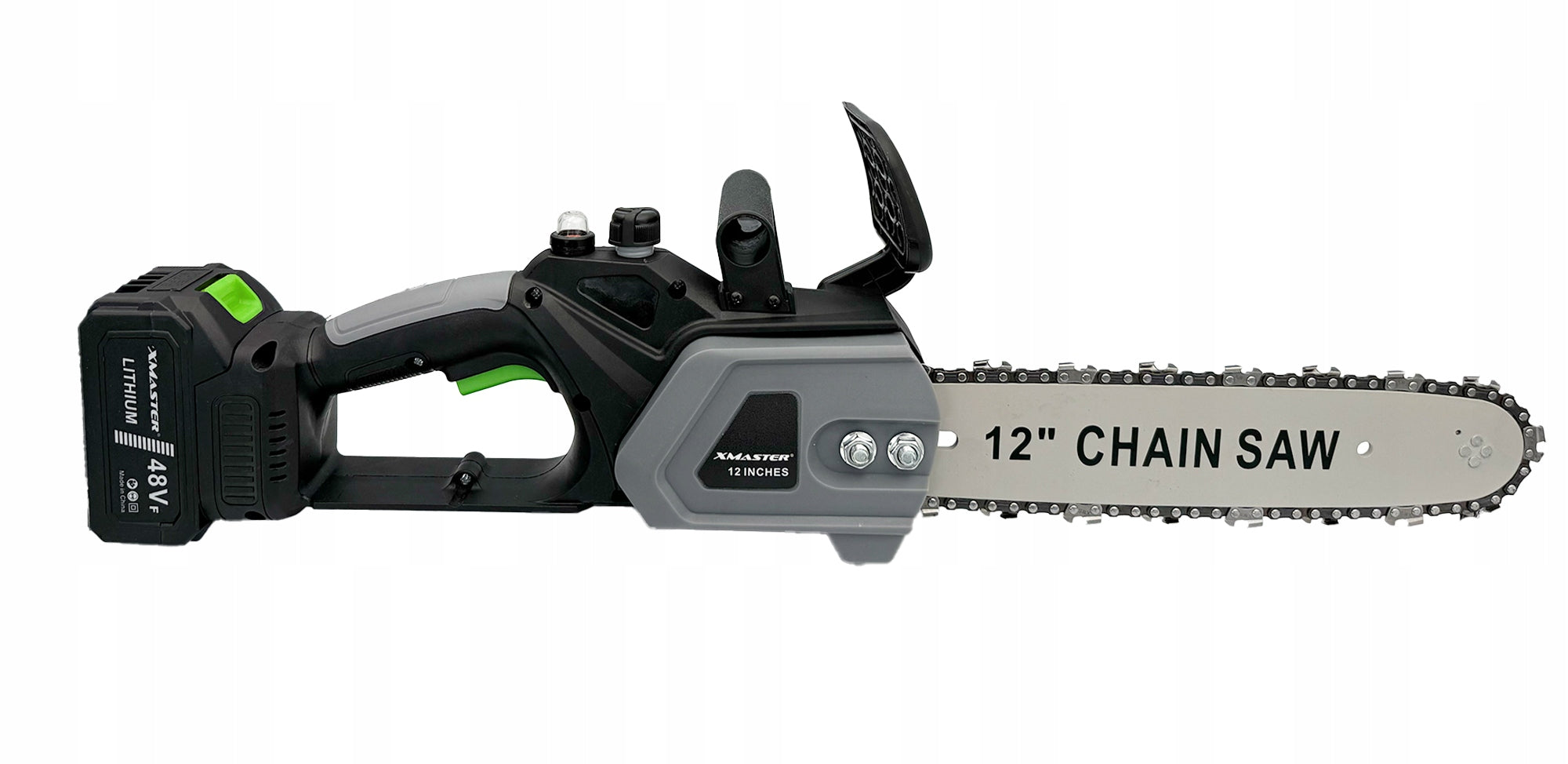 BRUSHLESS CHAINSAW CORDLESS SAW 12" INCH LUBRICATION AKU Series BEZSZCZOTKOWA DUŻA 12 CALI