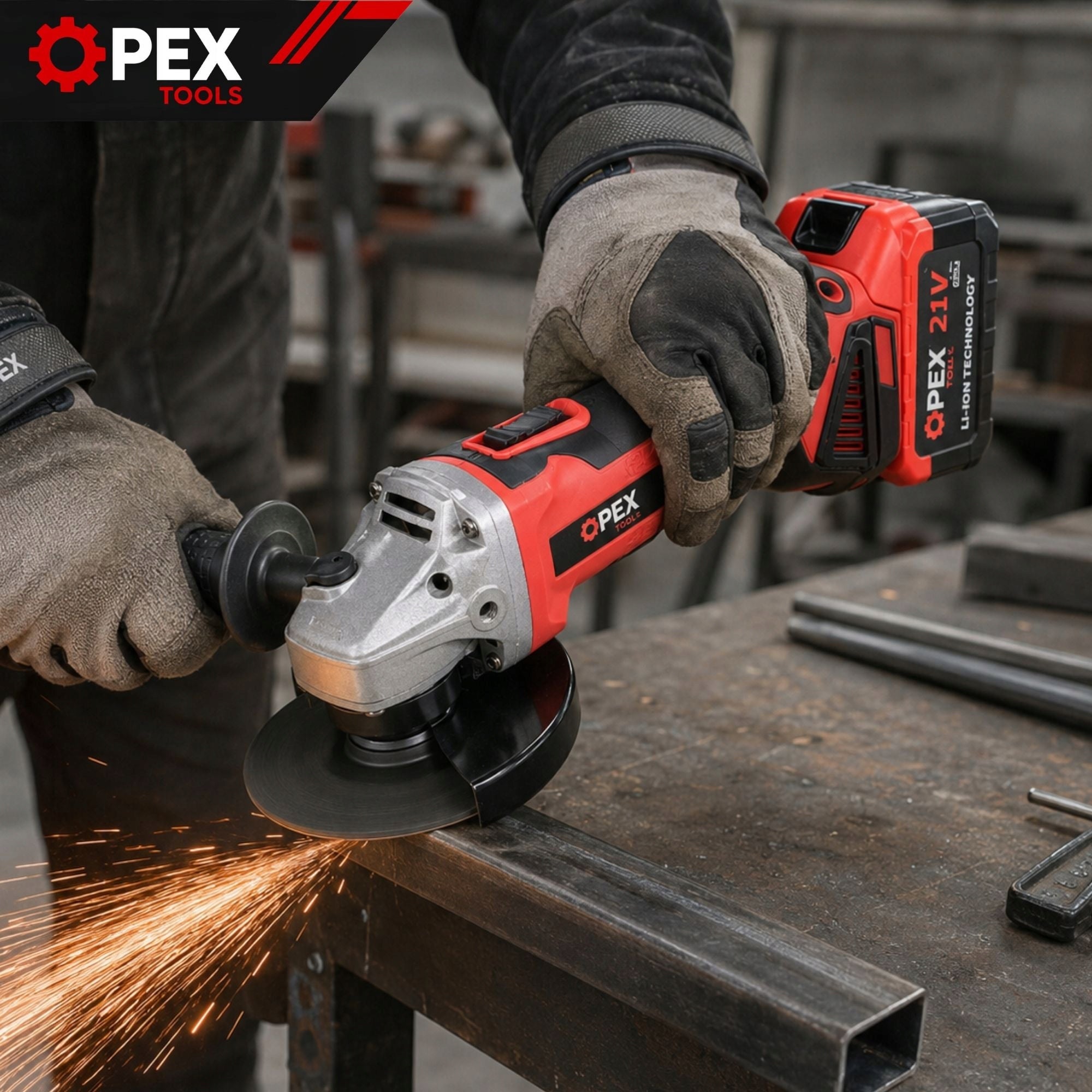 BRUSHLESS CORDLESS ANGLE GRINDER DIAX ANGLE 2 x AKU 3.0Ah Packaging status original