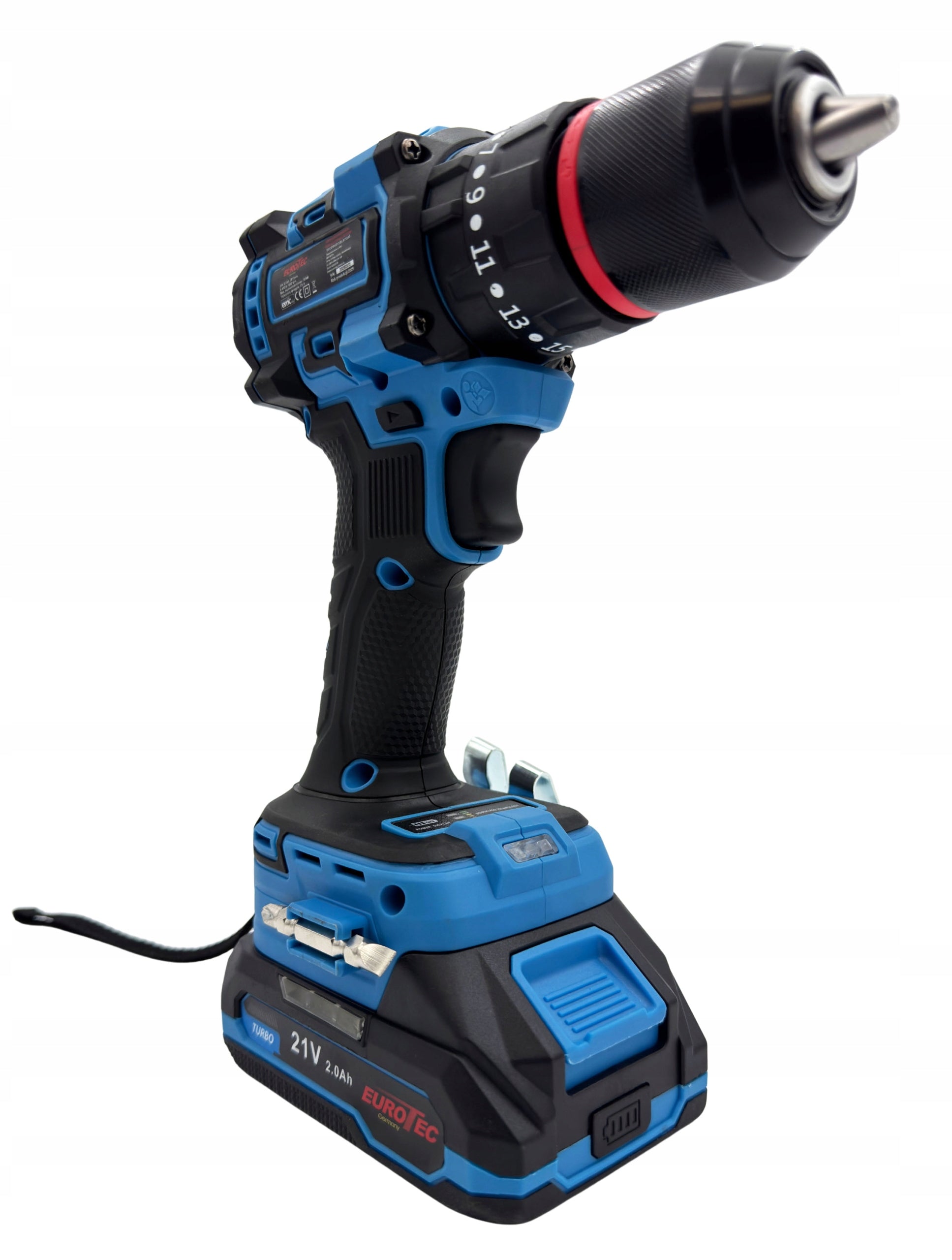 BRUSHLESS CORDLESS DRILL + 2X AKU + CHARGER SET Manufacturer code EUCDSU013