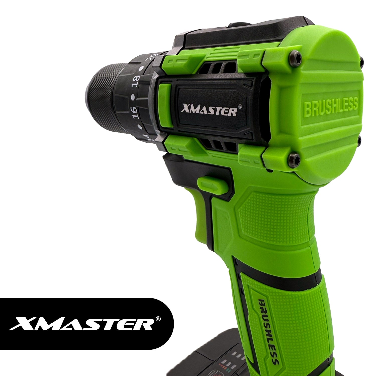 BRUSHLESS CORDLESS DRILL IMPACT DRIVER + 2xAKU SET Power supply rechargeable battery
