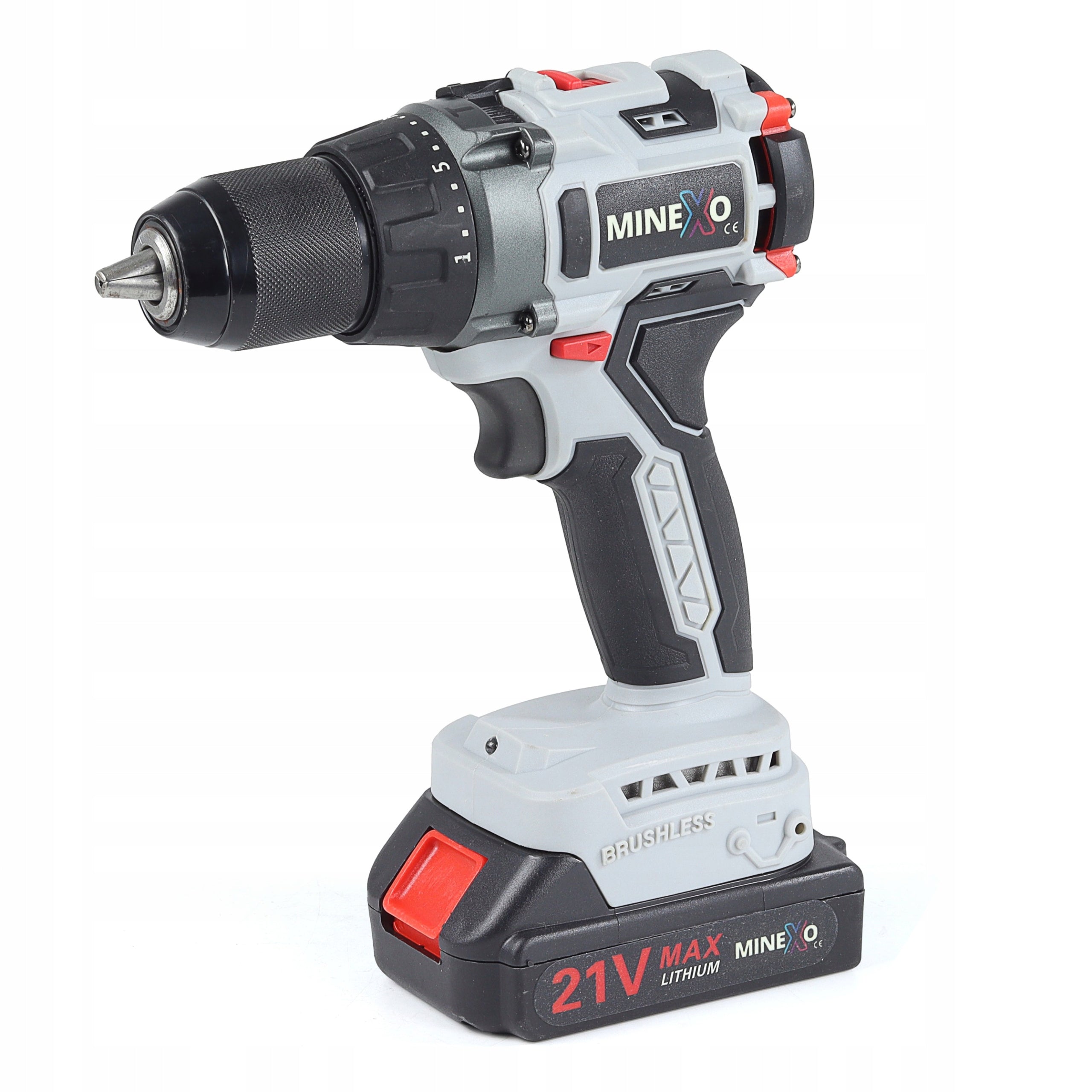 BRUSHLESS CORDLESS IMPACT DRILL 21V SET SUITCASE Voltage (V) 21 V
