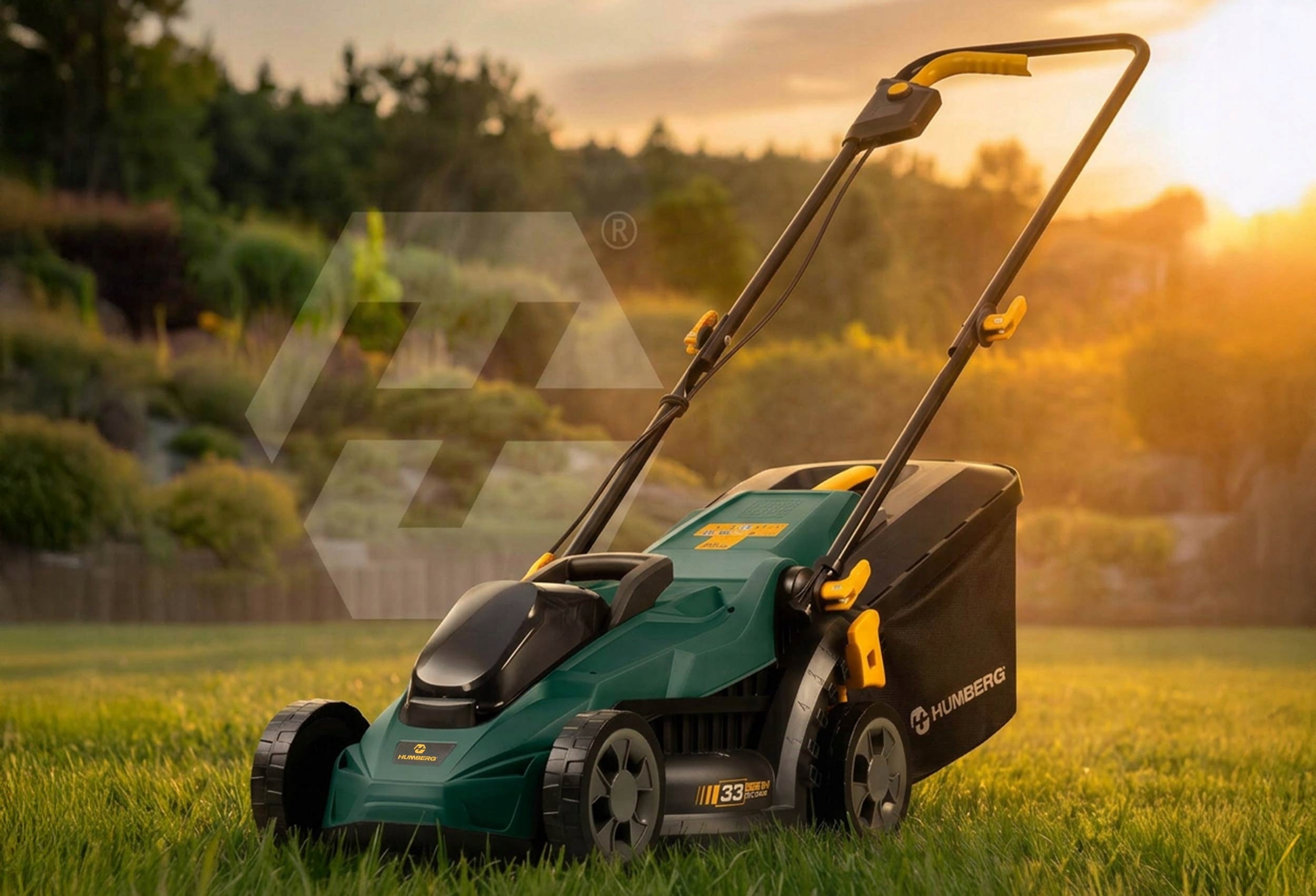 BRUSHLESS CORDLESS MOWER AKU LIGHT STRONG 33cm HUMBERG Series HM-611
