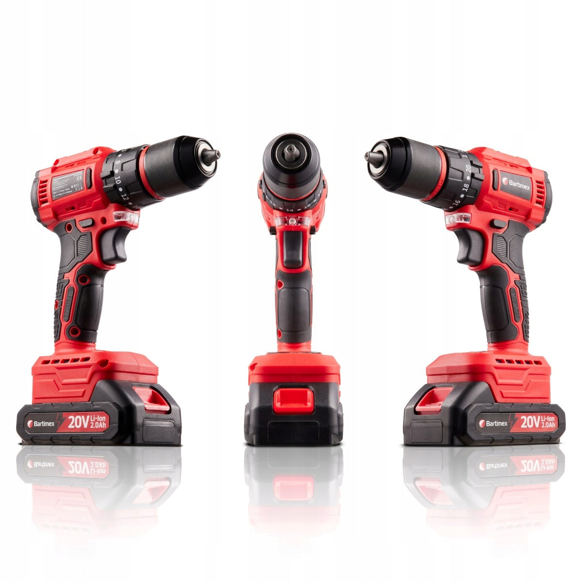 BRUSHLESS Screwdriver 20V 2x2,0Ah SET Bartimex BT-CD-20M Packaging status original