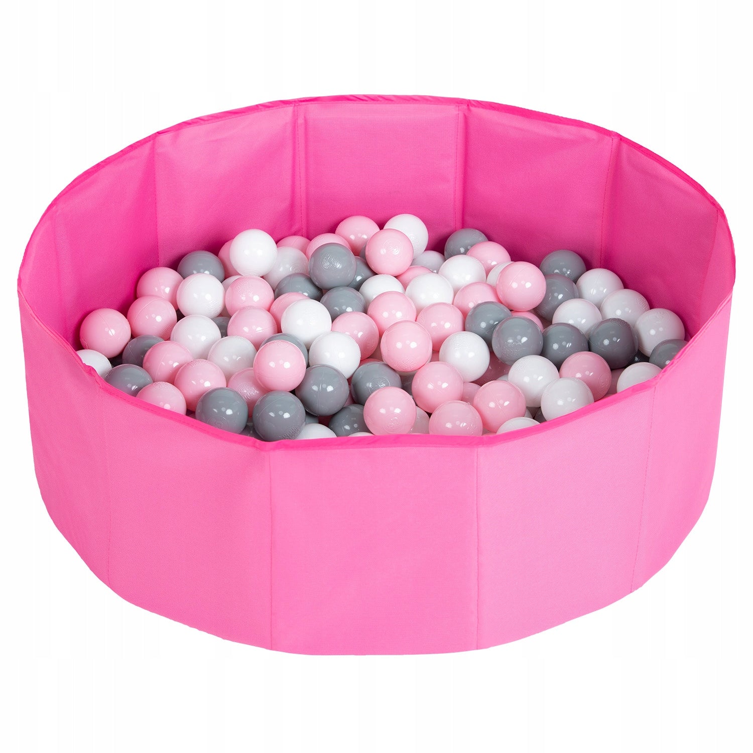 BS-100X Dry pool pink folding with balls 200 pcs