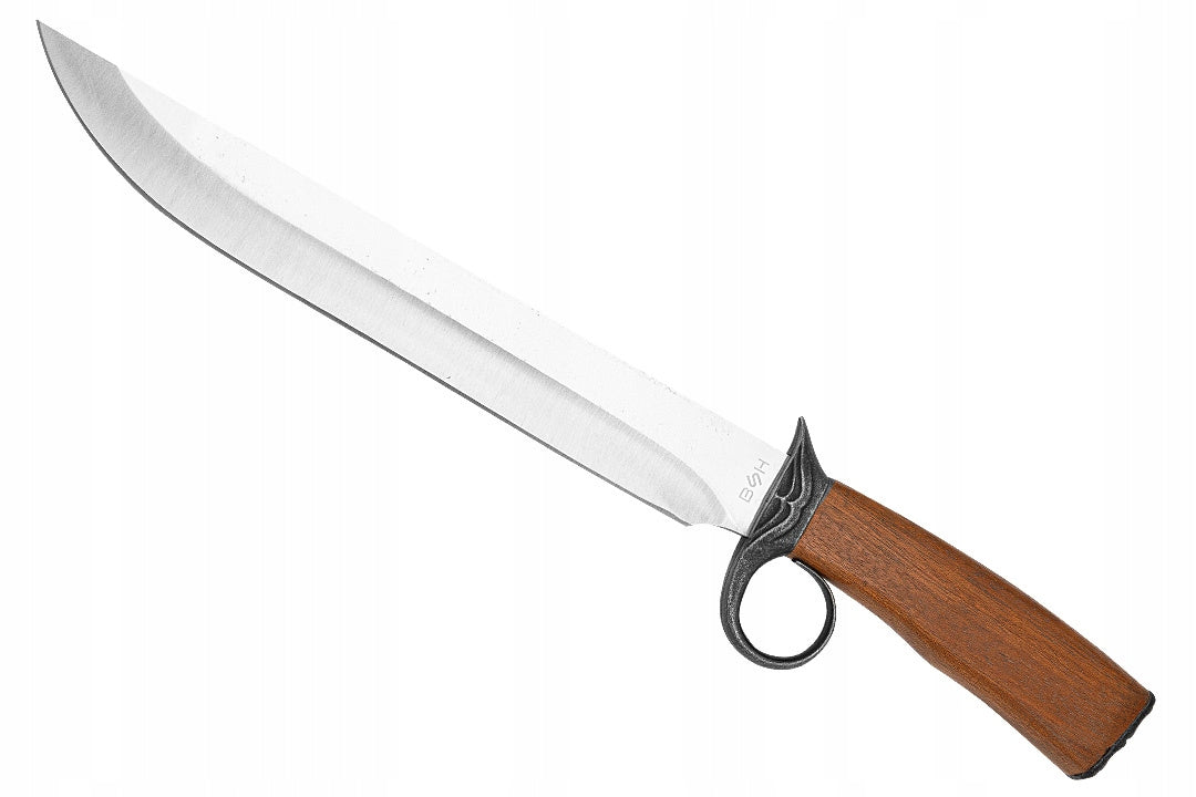 BSH 212B - LARGE SHARP HUNTING KNIFE STEEL 420 DEER FOR FINGER COVER 40 cm Brand BSH ADVENTURE