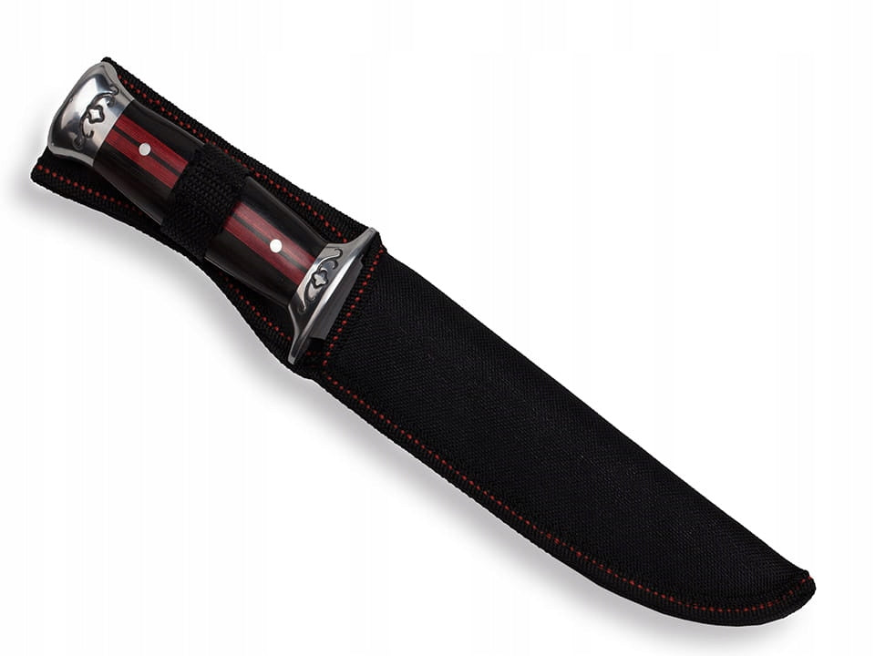 BSH 409B - DOUBLE-SIDED DAGGER HUNTING KNIFE DECORATED STAINLESS STEEL KNIFE Brand BSH ADVENTURE