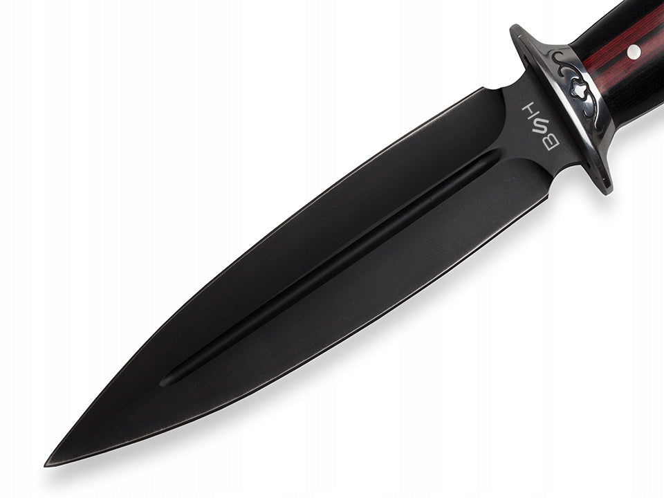 BSH 409B - DOUBLE-SIDED DAGGER HUNTING KNIFE DECORATED STAINLESS STEEL KNIFE Manufacturer code N409B