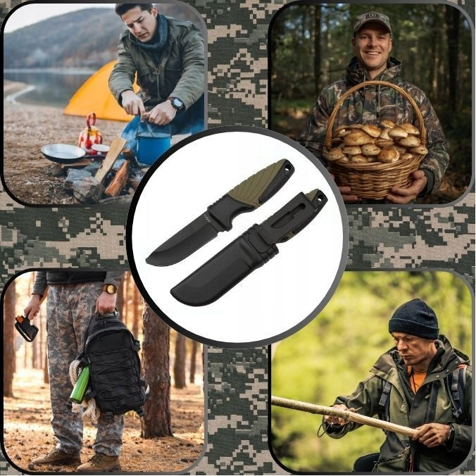BSH HUNTING HIKING KNIFE FINKA SURVIVAL FOR MUSHROOMS CAMPING SHARP Manufacturer code N262B