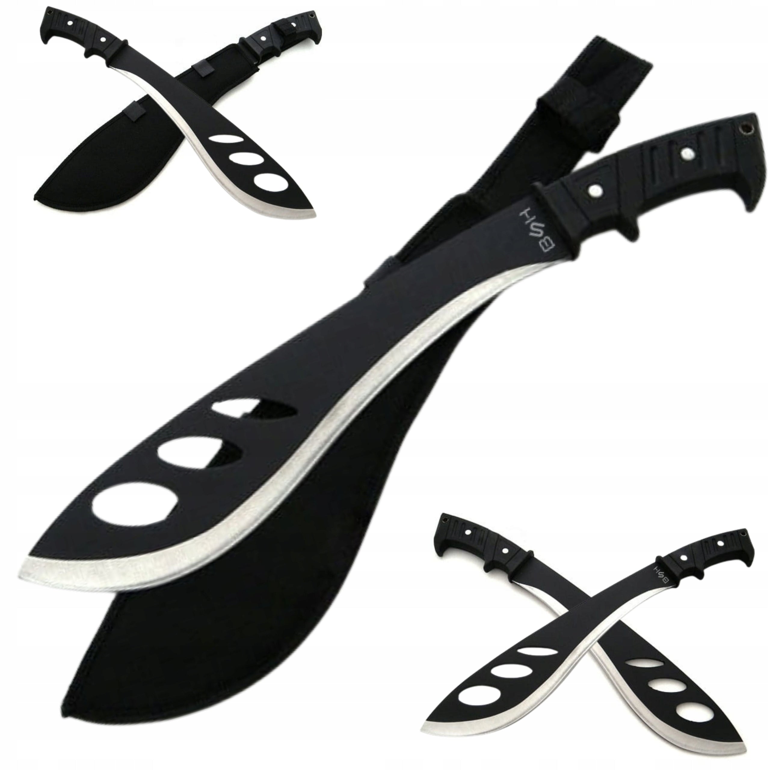 BSH MACHETE KUKRI 42,5 cm HUNTING FINKA TOURIST BAYONET + COVER