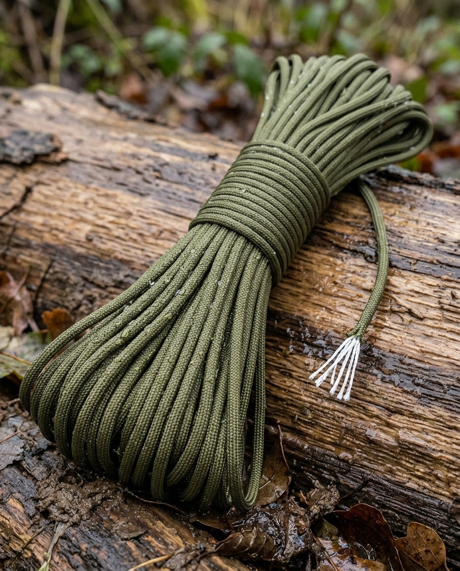 BSH - SUPER STRONG DURABLE PARACORD SURVIVAL CORD GREEN 30 M / 180 KG Manufacturer code BR005A
