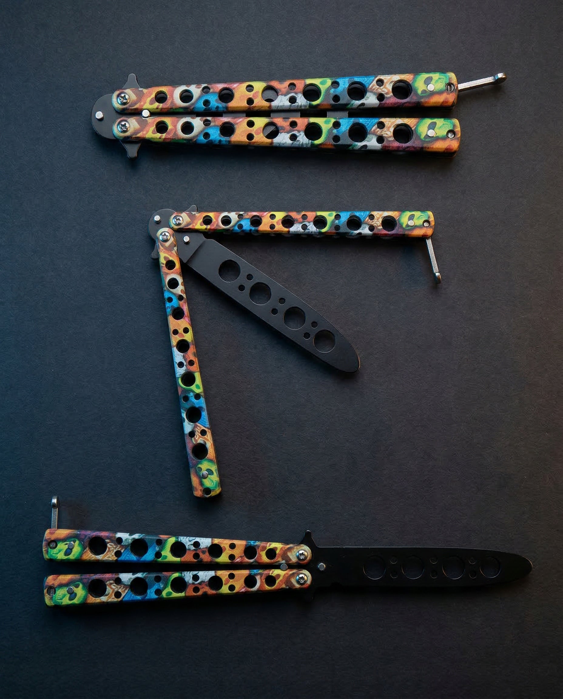 BSH - TRAINING BUTTERFLY KNIFE WITH BLUNT BUTTERFLY LOCK FOR TRAINING FOR LEARNING Manufacturer code N500W
