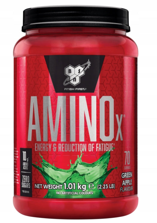 BSN Amino X 1010g Amino BCAA 2:1:1 EAA Taurine Citrulline B6 D Apple
