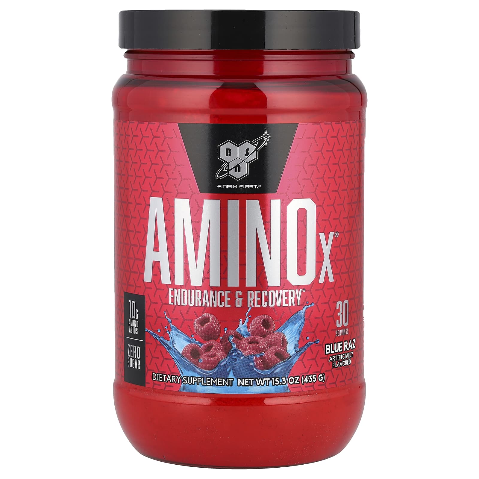 BSN, AminoX, Endurance & Recovery, Blue Raz, 435 g