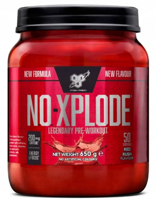 BSN N.O-XPLODE Legendary Red Rush POWERFUL PRE-WORKOUT PUMP 50portion/650g