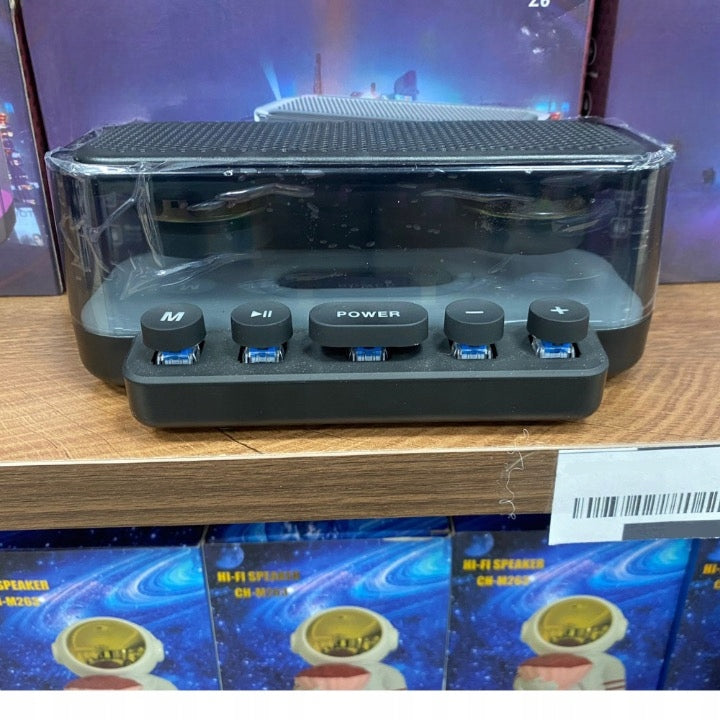 BT Bluetooth Speaker Portable Small Gaming With Buttons Wireless Batteries included yes