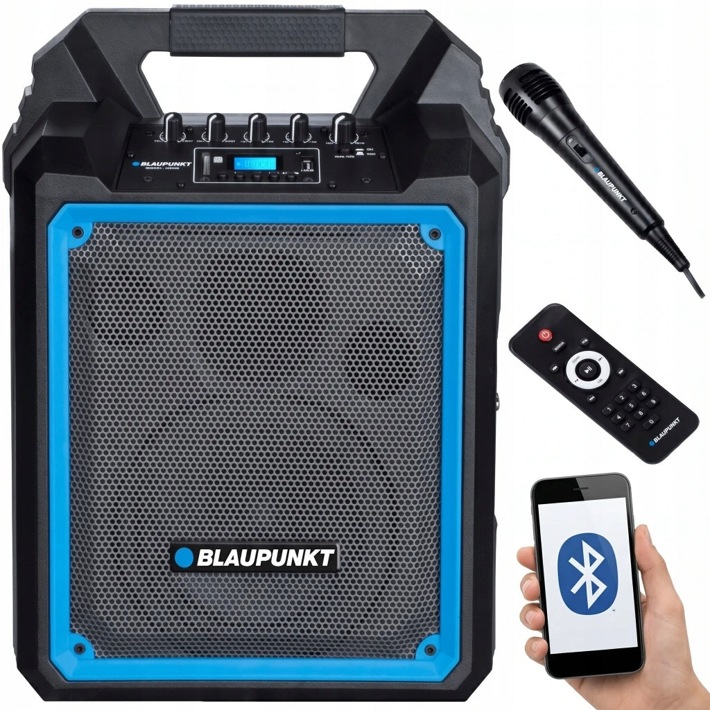 BT Karaoke Speaker Blaupunkt MB06 FM/BT/USB/SD/AUX Rechargeable Microphone