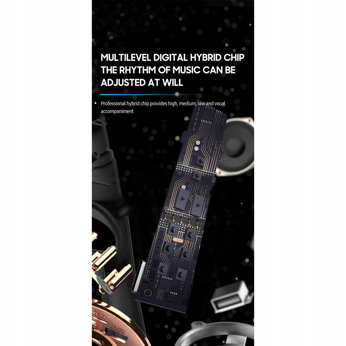 BT Karaoke Wireless Microphone Portable Handheld 2T Speaker Manufacturer code AG250910101306