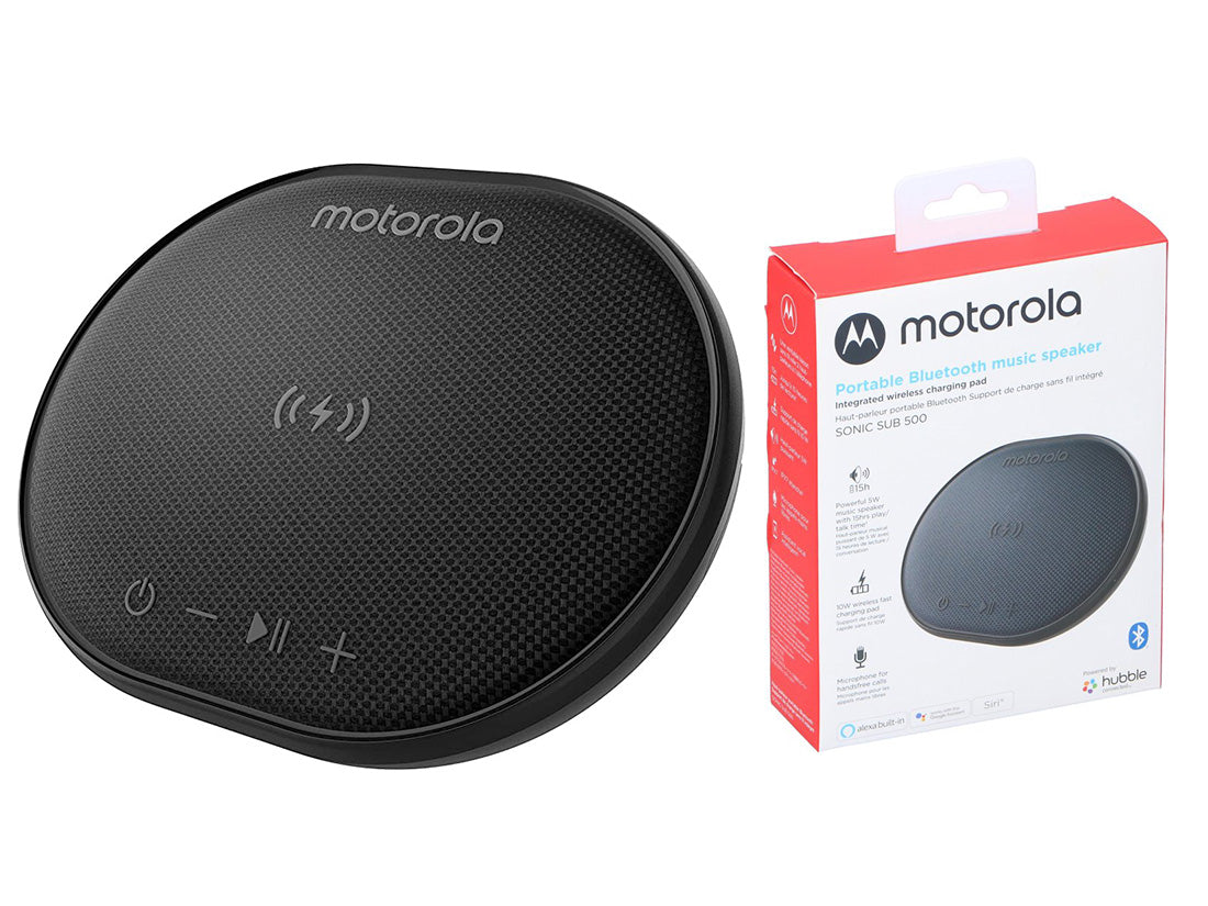 BT Motorola Sub 500 speaker with induction charger
