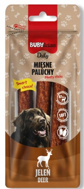 BUBA DAILY MEAT TOES DOG TREATS MONO DEER 3PCS.