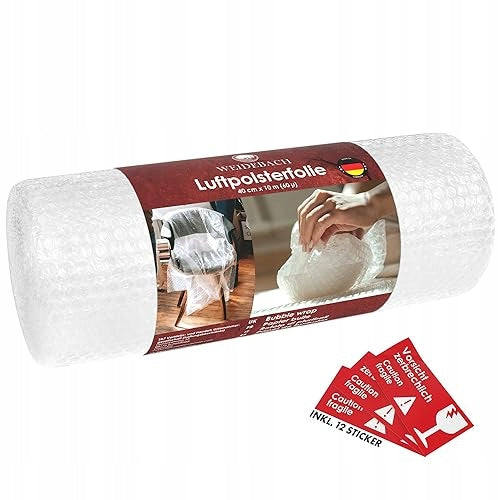 BUBBLE WRAP 10 M X 40 CM FOR PROTECTIVE PACKAGING POLYETHYLENE 60 steel