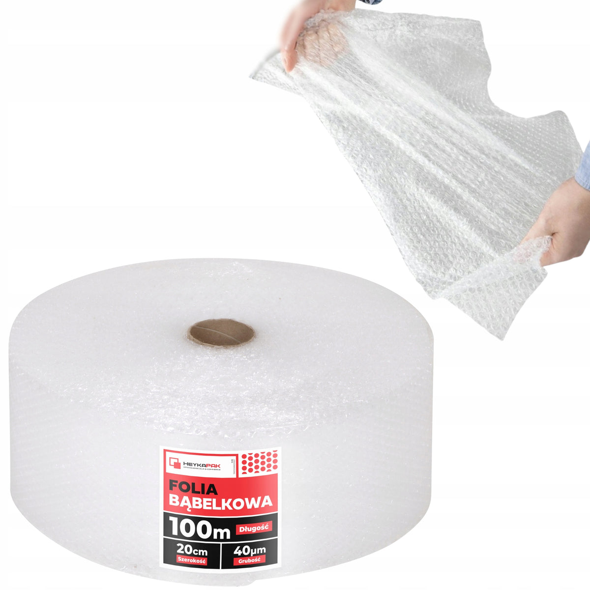 BUBBLE WRAP 20cm for packing STRONG long 100mb - 3 pieces/300mb