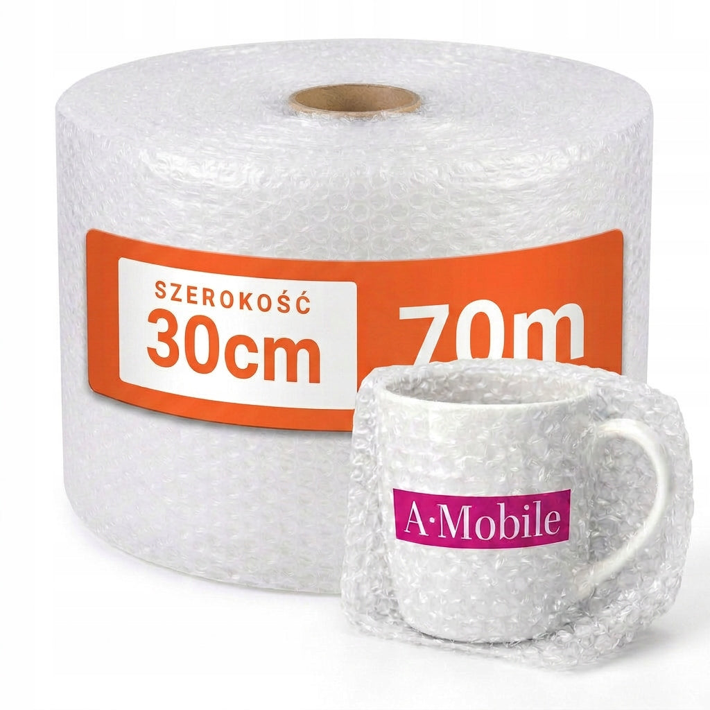 BUBBLE WRAP BUBBLE WIDTH 30cm PROTECTIVE PACKAGING LONG
