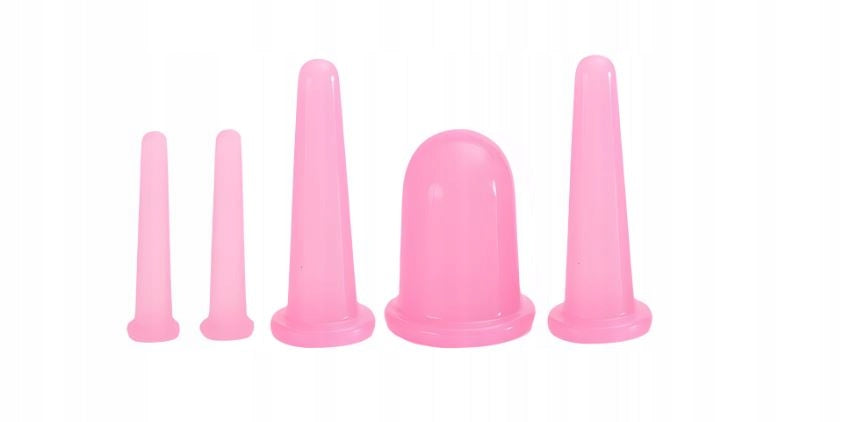BUBBLES CHINESE SILICONE FOR BODY FACE MASSAGE NECKLINE LIFTING SET 5PCS Packaging status original