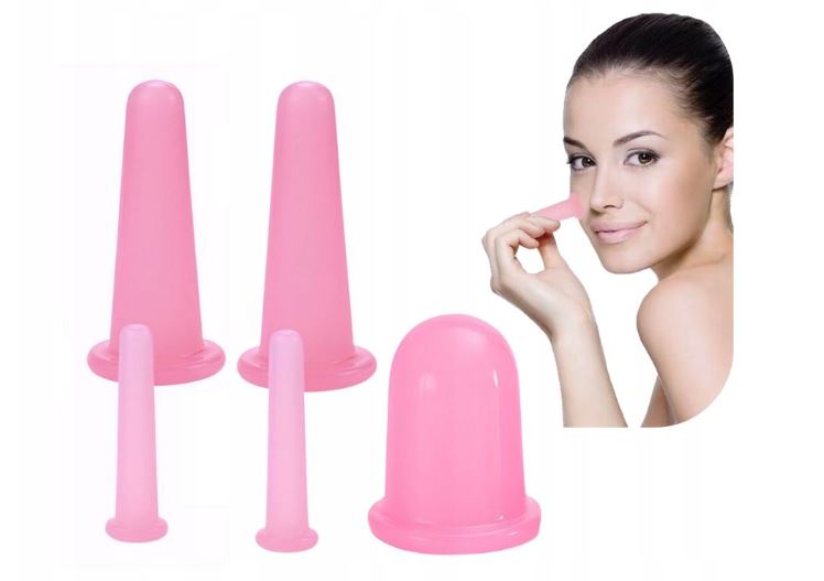 BUBBLES CHINESE SILICONE FOR BODY FACE MASSAGE NECKLINE LIFTING SET 5PCS