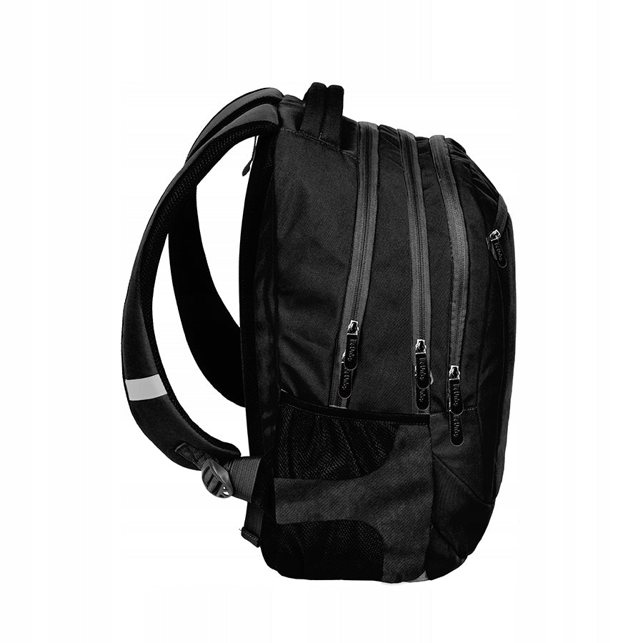 BUBL-2808 BLACK BACKPACK FOR YOUTH SCHOOL PASO BEUNIQ MULTI-CHAMBER Manufacturer code BU23CZ-2808