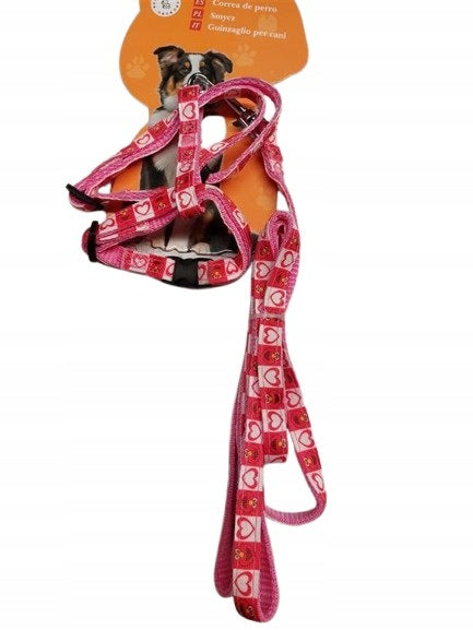 BUBU Cat Lanyard Harness Set 10mm Red Hearts