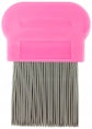 BUBU Flea Comb Long Pink 7,8x5,8cm