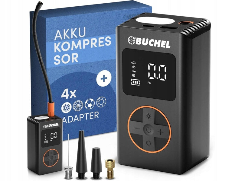 BÜCHEL bicycle pump with powerbank 62410400 function