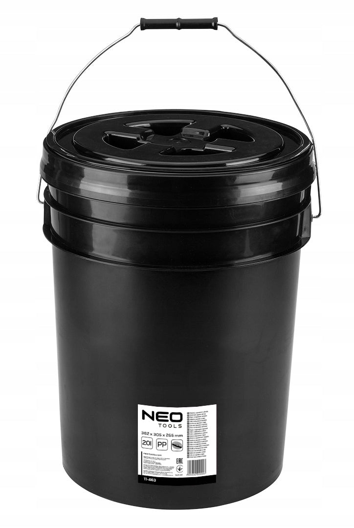 BUCKET DETAILING LID SEPARATOR FOR WASHING CAR DETAILING 20L Manufacturer Neo Tools