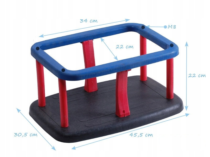 BUCKET SWING FOR GARDEN AND SQUARE TOYS - PN-EN 1176 - CHAINS Kind bucket swing