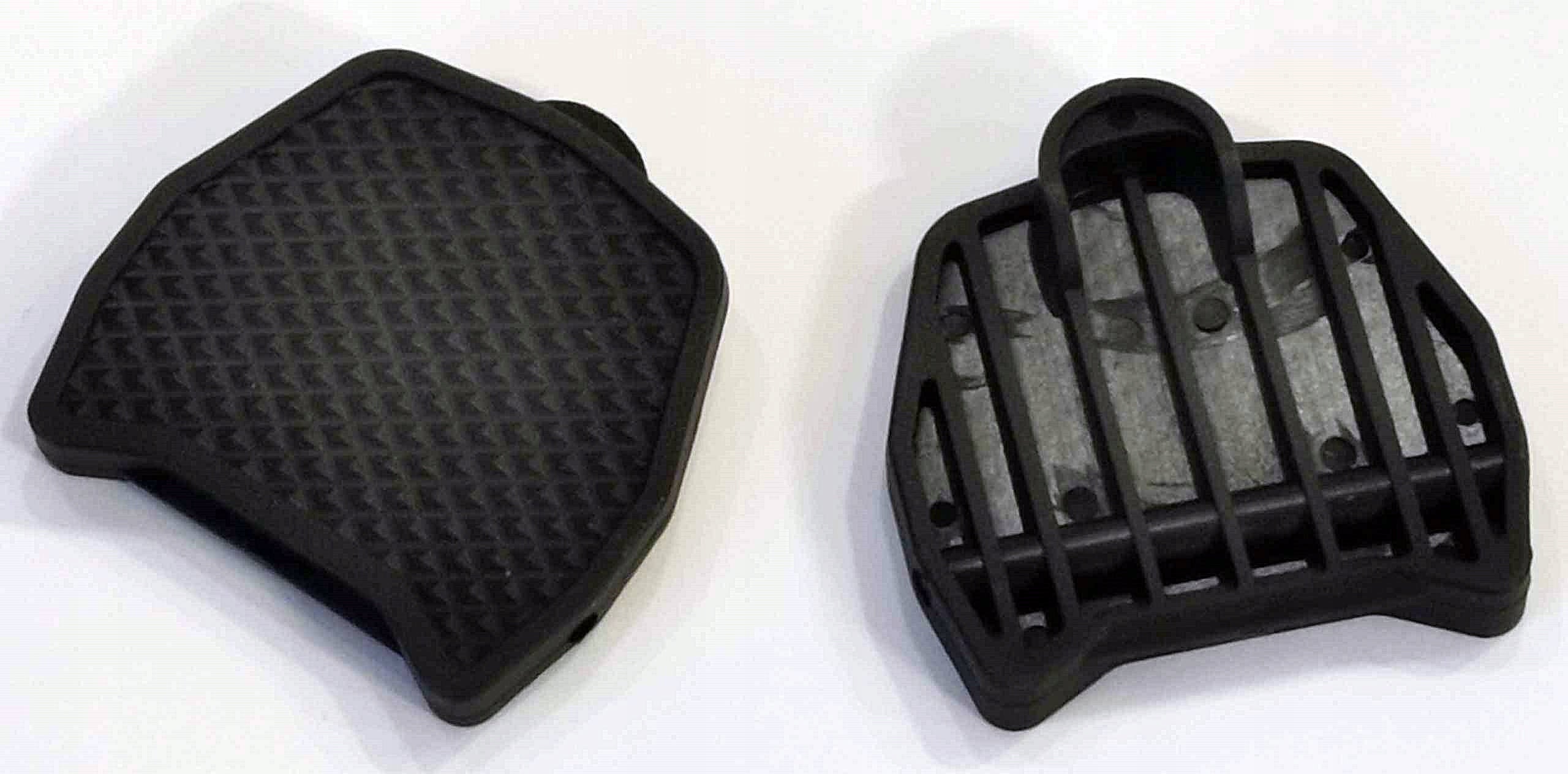 BUCKLOS Latch Pedal Covers SPD SL Platforms Right + Left Color black