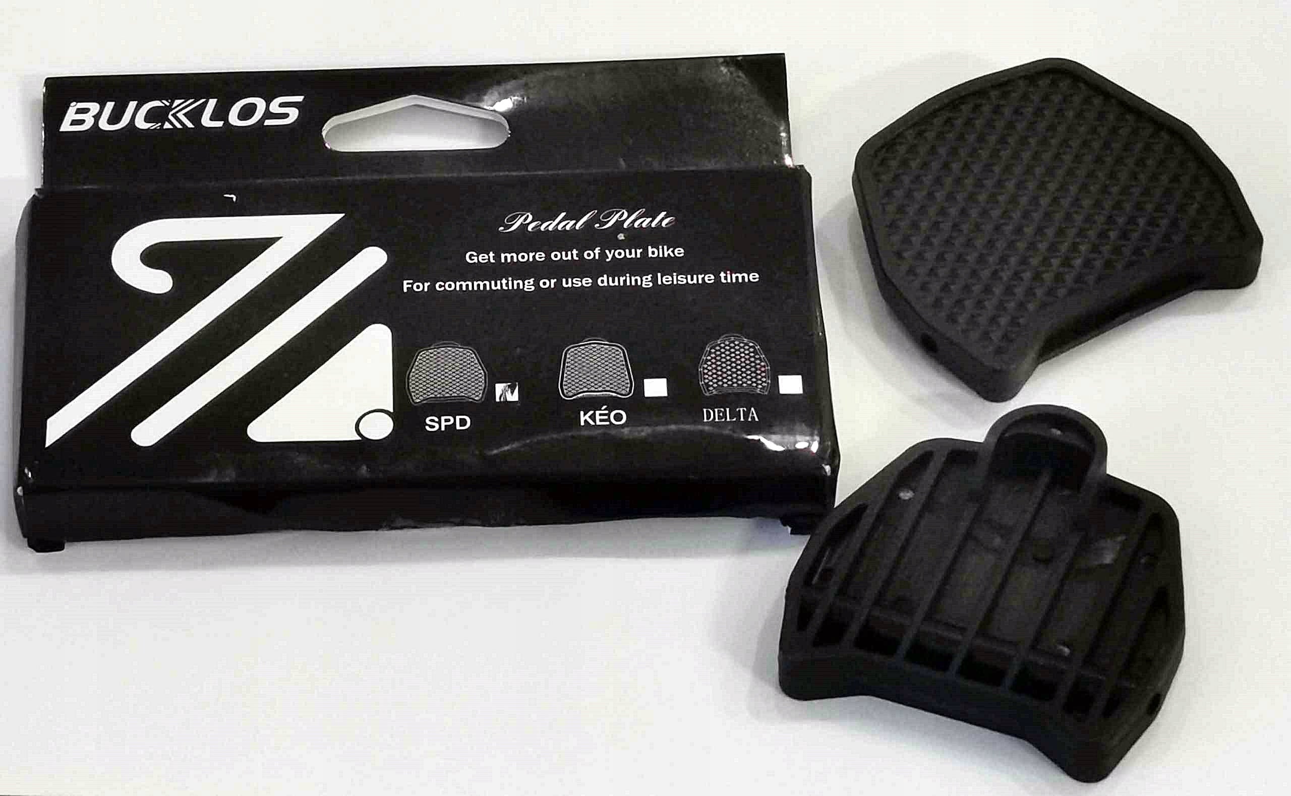 BUCKLOS Latch Pedal Covers SPD SL Platforms Right + Left Packaging status original
