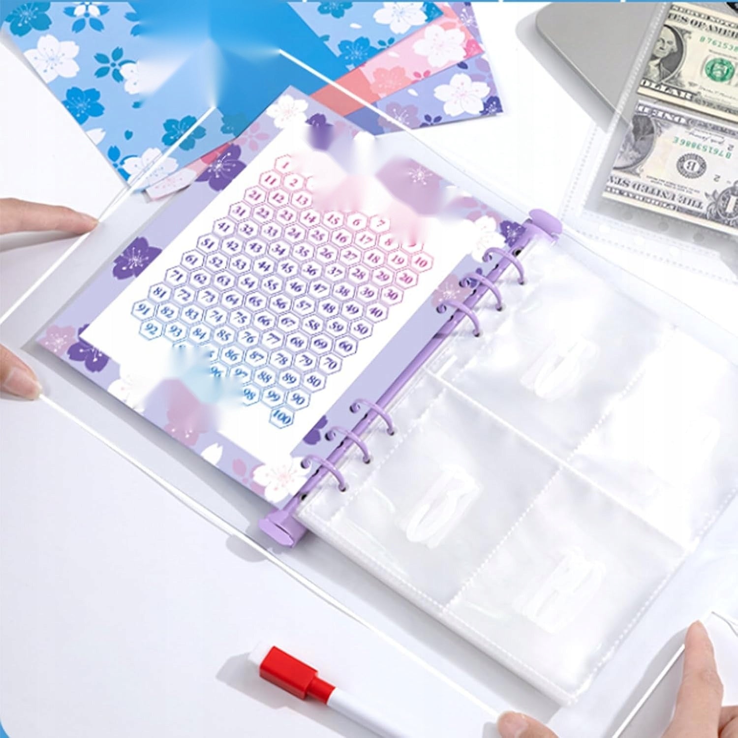 BUDGET BINDER A5 100 ENVELOPES PLANNER ORGANIZER SAVING SET Manufacturer code 5908107062486