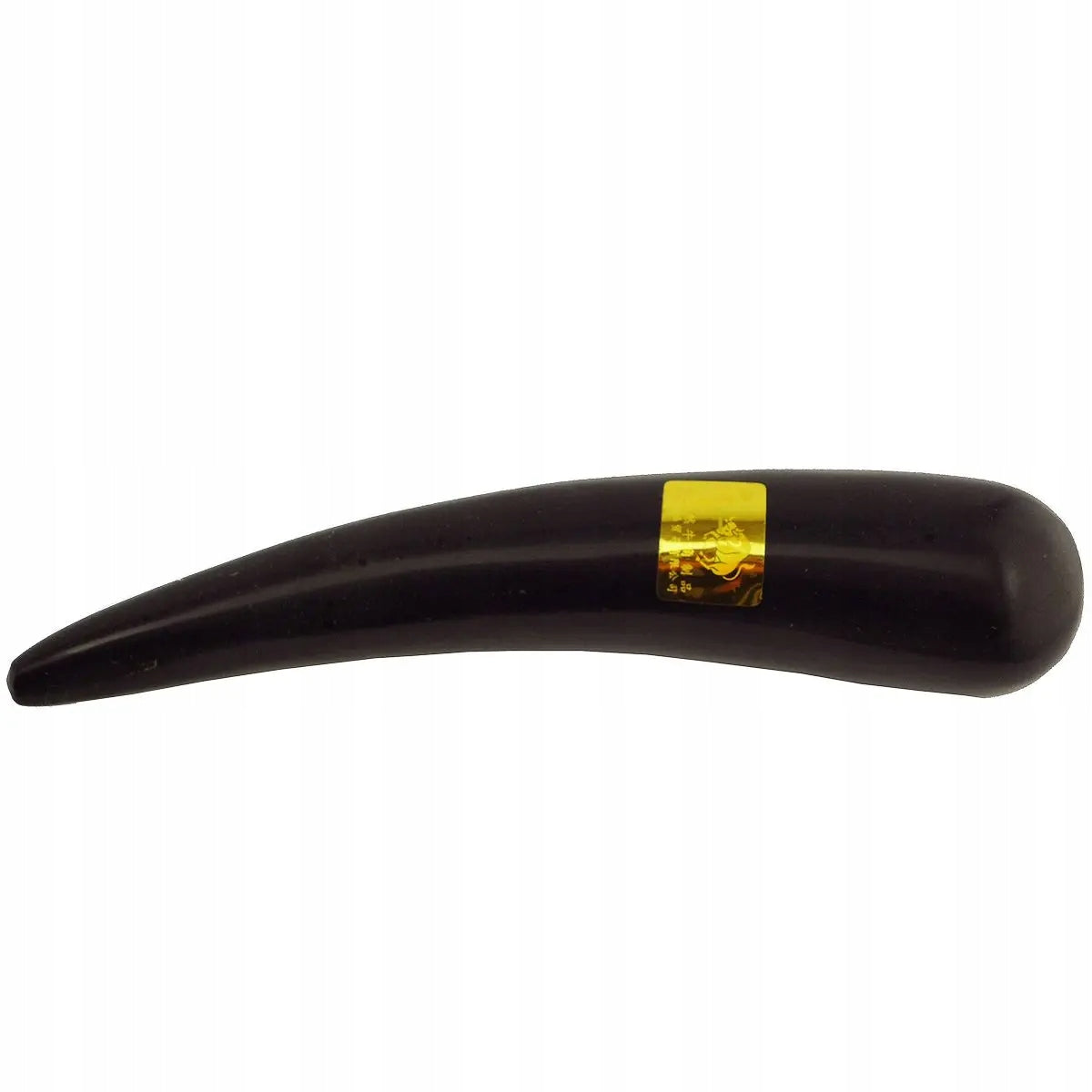 BUFFALO HORN FULL: FOR MASSAGE, SCRAPPING, GUASHA, ACUPRESSURE FROM 12,5 TO 14cm Color black