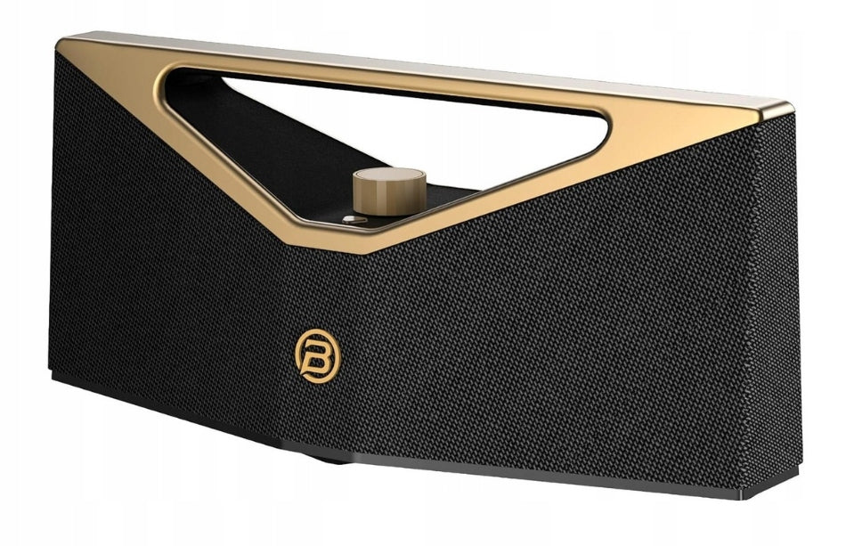 BUGANI Brief Pro black+gold Portable Bluetooth Speaker Excellent Sound