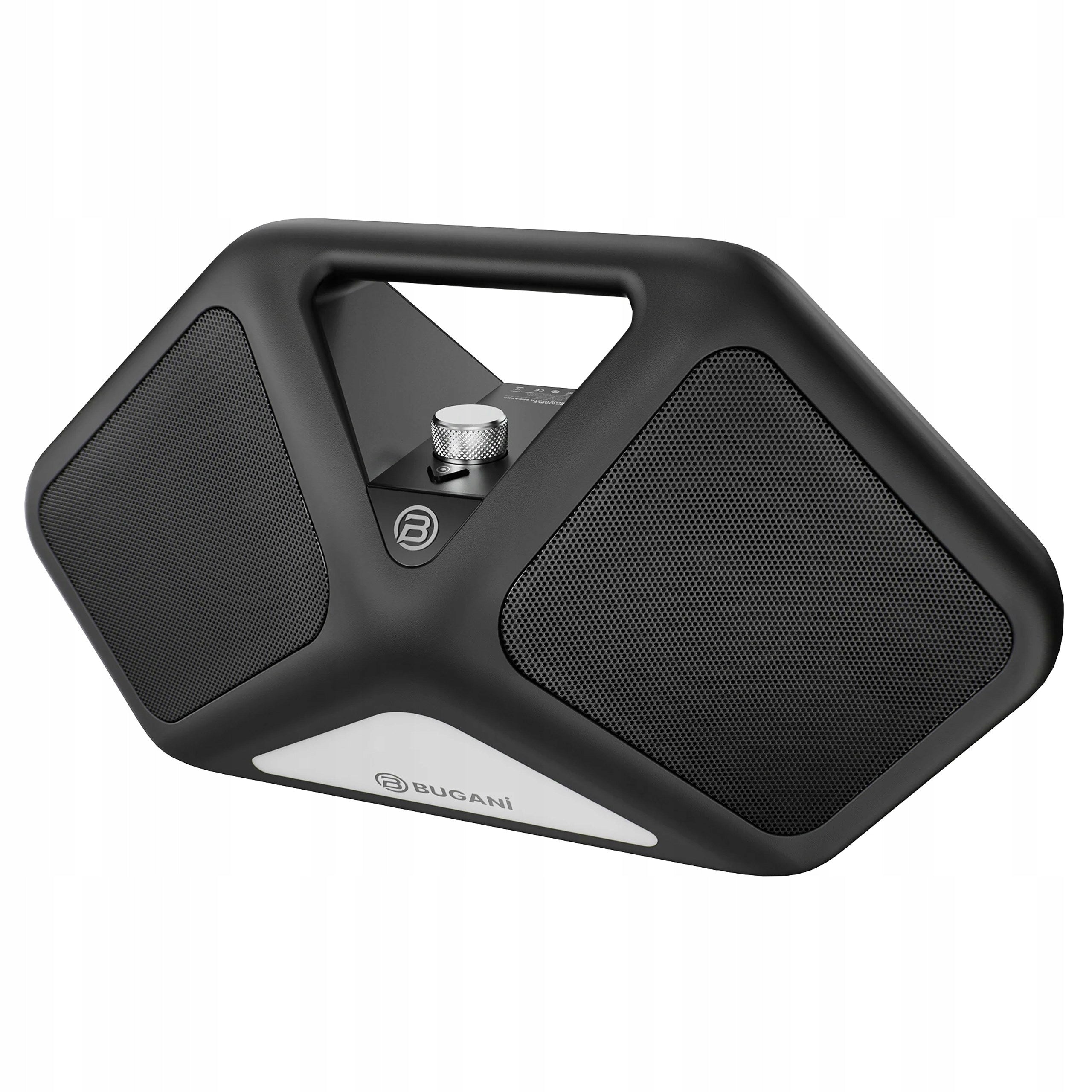 BUGANI REFORM PORTABLE WIRELESS BLUETOOTH SPEAKER 5.4 RGB 120W BLACK Packaging status original