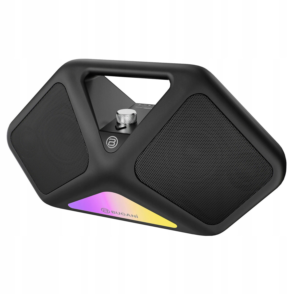 BUGANI REFORM PORTABLE WIRELESS BLUETOOTH SPEAKER 5.4 RGB 120W BLACK