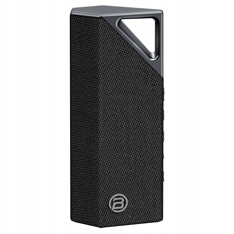 BUGANi Brief Bluetooth reproduktor Black+Silver