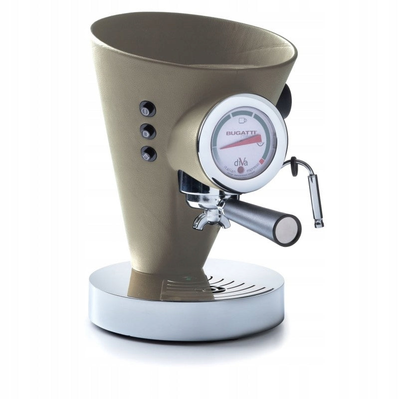 BUGATTI - DIVA Coffee maker in creamy leather