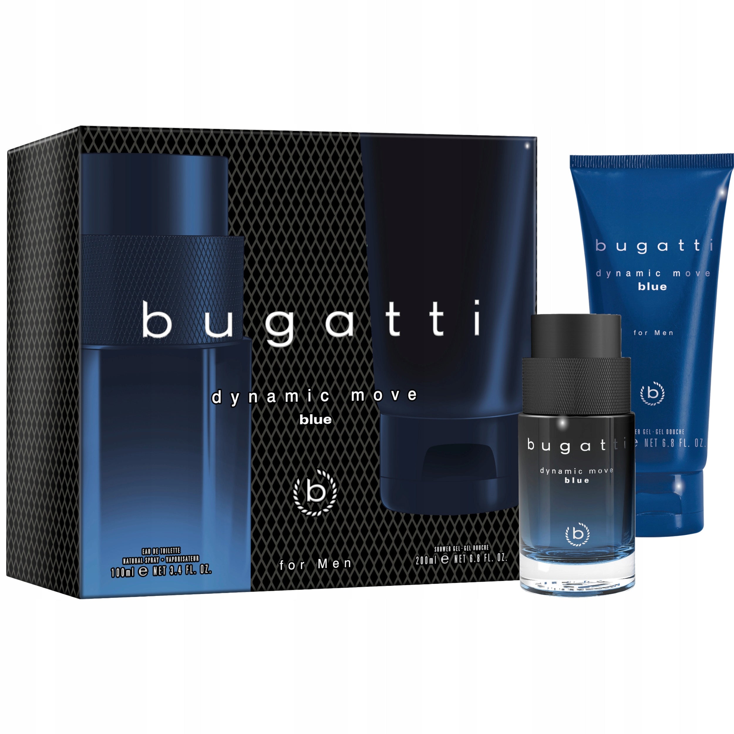 BUGATTI Dynamic Move Blue Eau de Toilette 100ml Olfactory group citrus