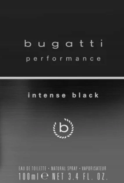 BUGATTI Performance Intense Black Eau de Toilette 100ml EAN (GTIN) 4051395413186
