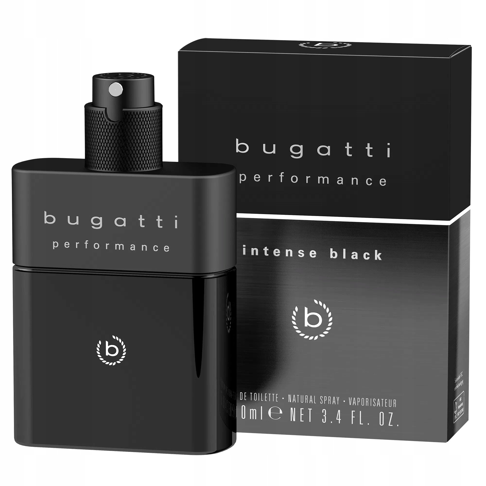 BUGATTI Performance Intense Black Eau de Toilette 100ml